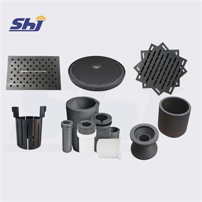 Piezas de grafito y componentes mecanizados de grafito de carbono personalizados